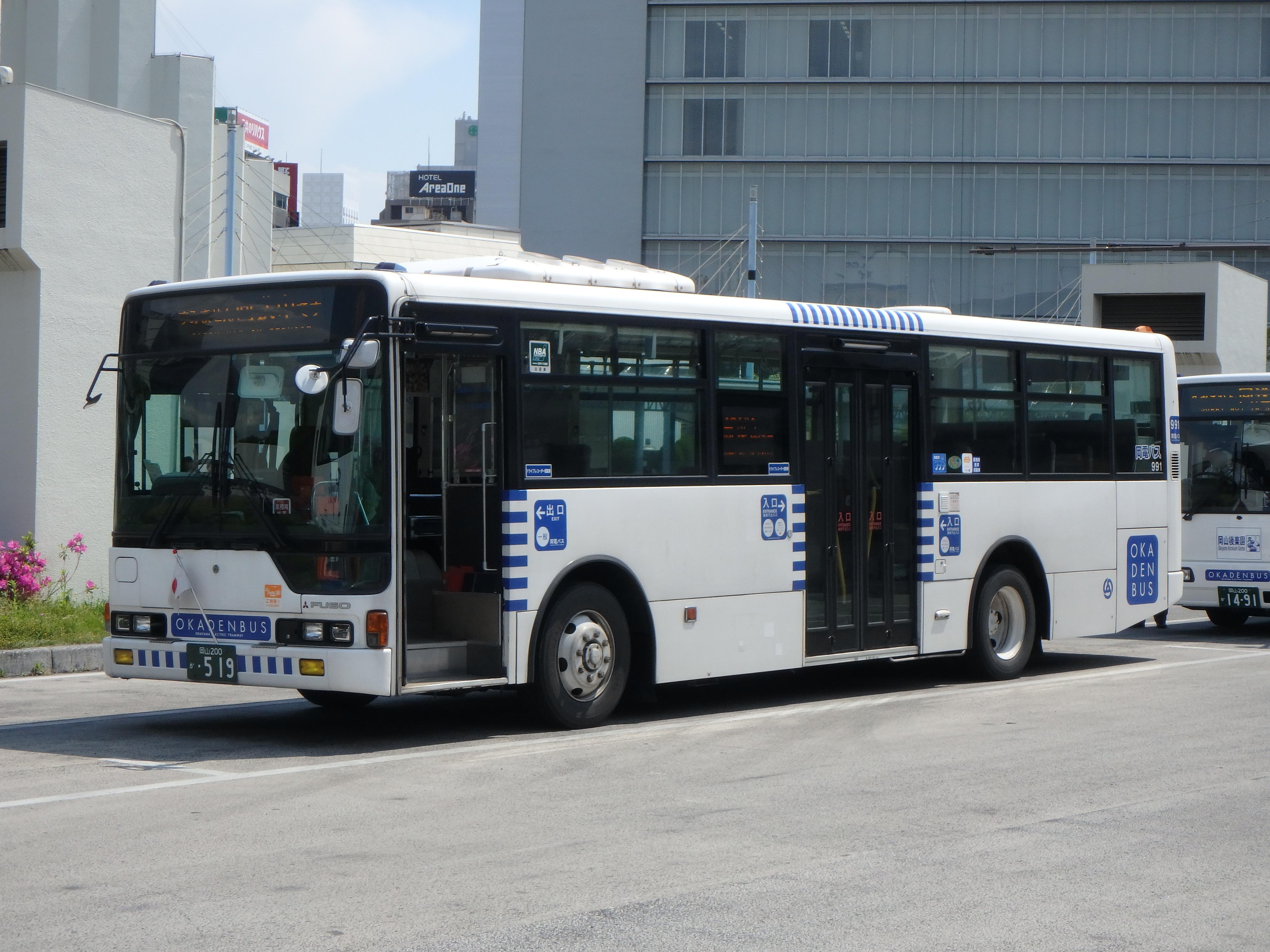 岡電バス 519 南21の緊車 バス日記