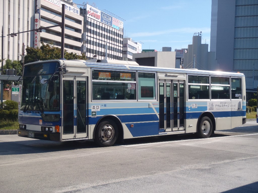 岡電バス 1037 南21の緊車 バス日記